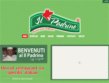 Tablet Screenshot of ilpadrino.ro